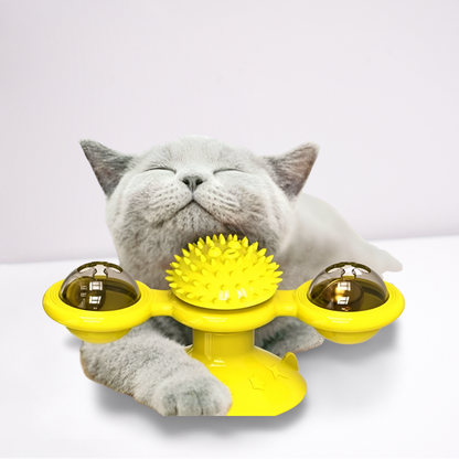 Interactive Windmill Cat Toy